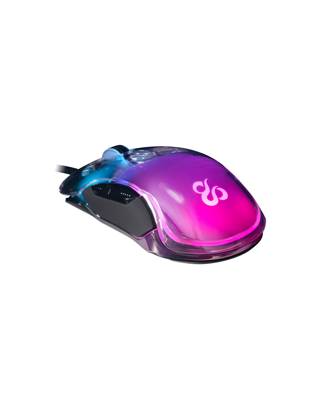 Newskill Mouse Da Gioco Lycan Trasparente RGB 16000DPI