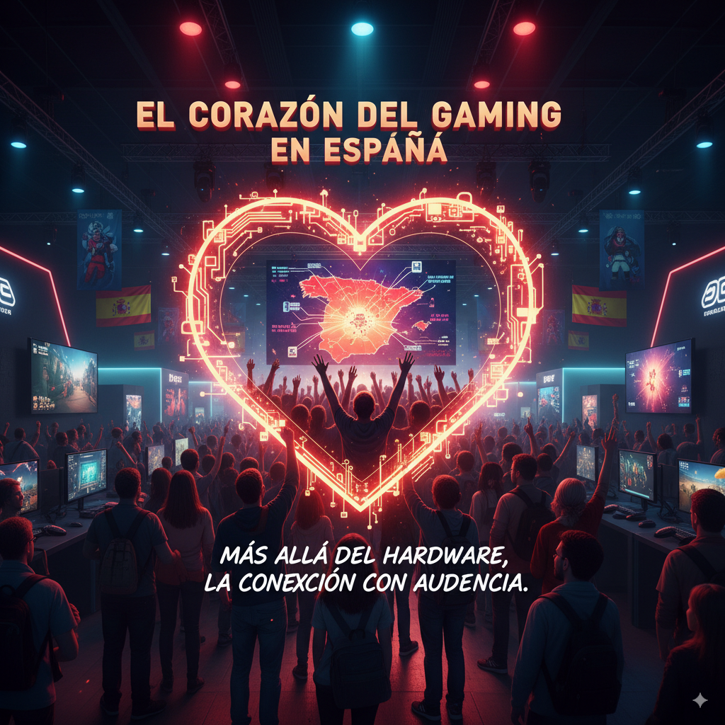 (IA GENERATED) El Corazón del Gaming en España: Más Allá del Hardware, la Conexión con la Audiencia