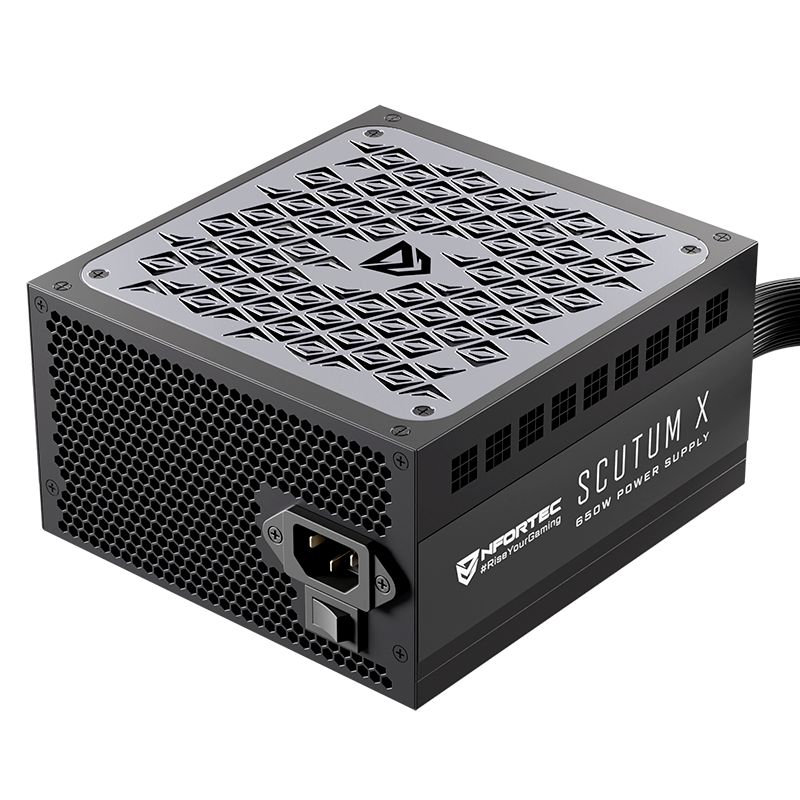 Nfortec SCUTUM X SemiMod 650W Fuente de alimentación para PC 80+ Bronze - Reacondicionado