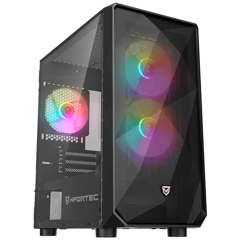 Nfortec DYS Black Torre Gaming - Reacondicionado