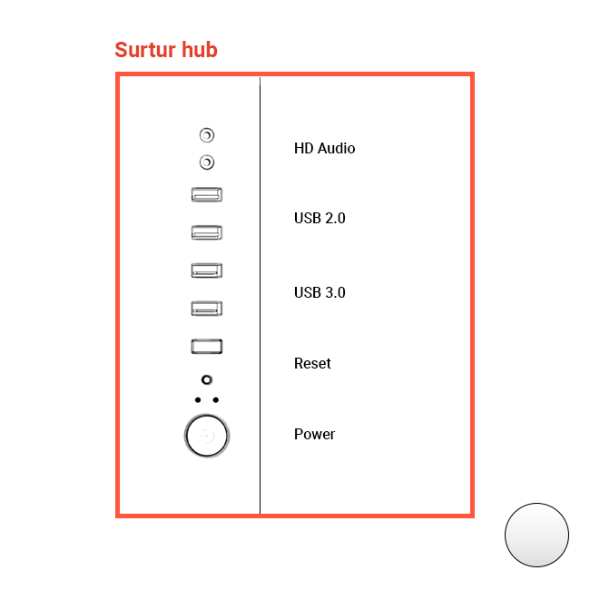 Repuesto - Botonera Surtur White