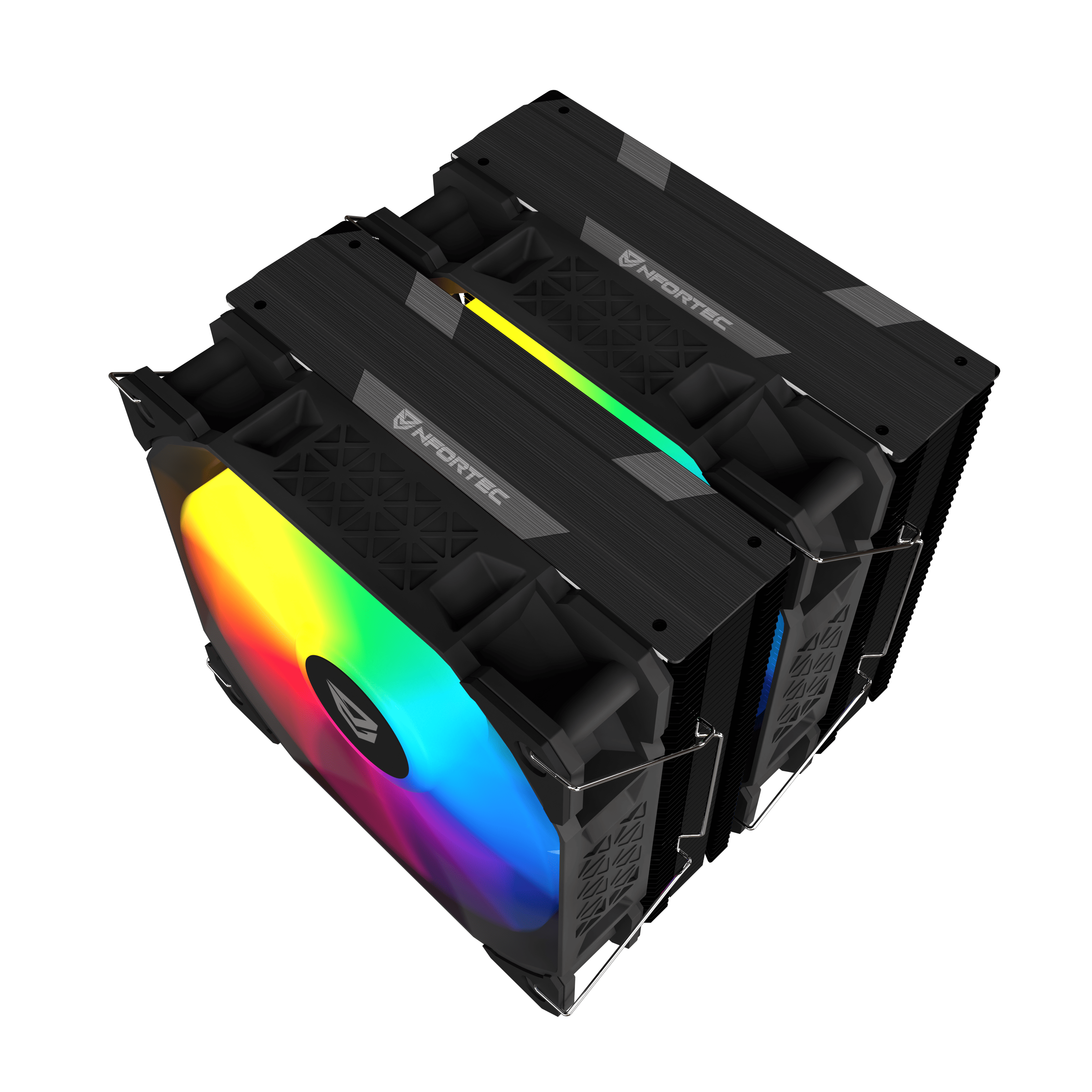 Nfortec Sculptor X2 A-RGB Disipador Negro - REACONDICIONADO