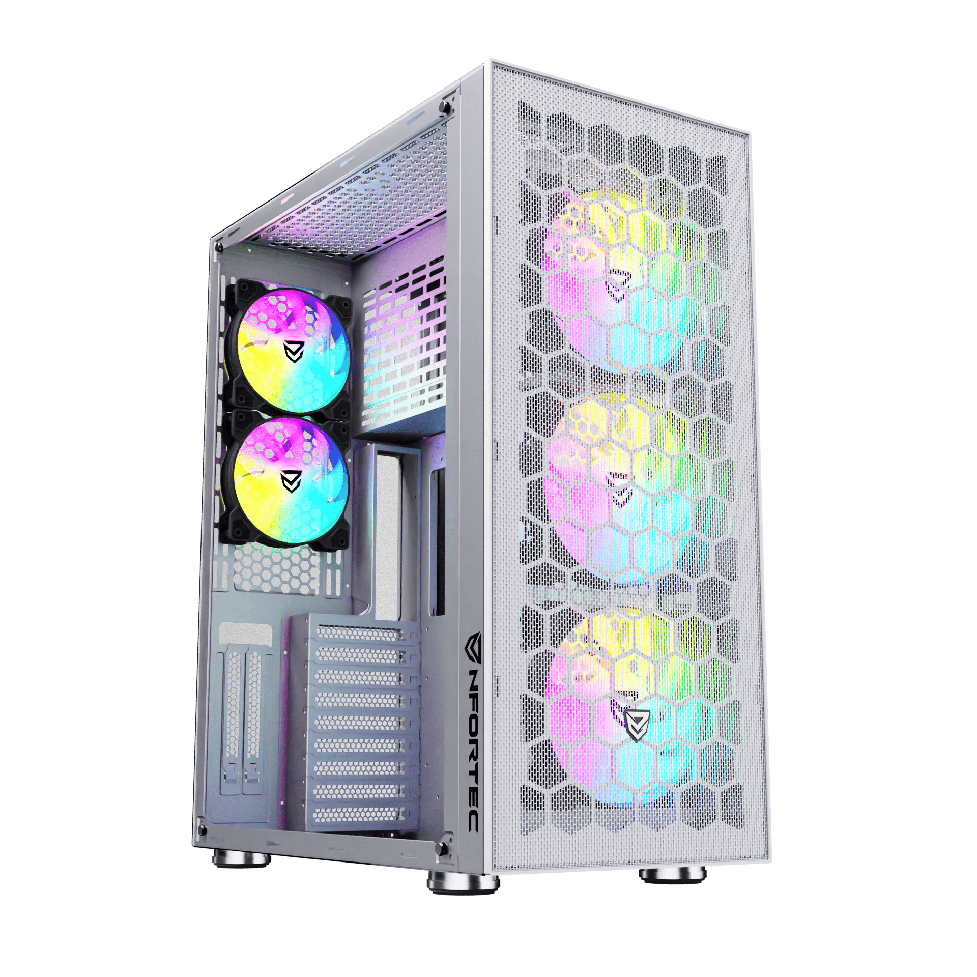 Nfortec Aqueronte White Torre Gaming ARGB - Reacondicionado
