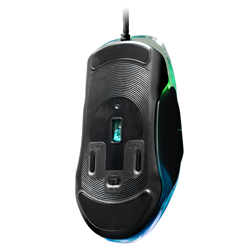 Newskill Lycan Ratón Gaming Transparente RGB 16000DPI - Reacondicionado