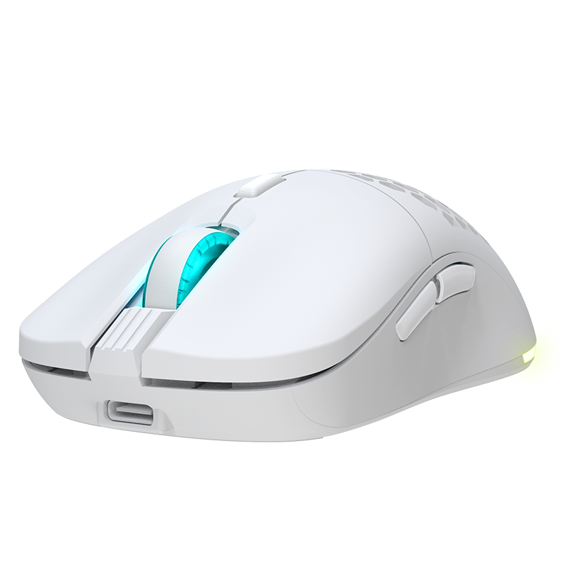 Newskill Arakne Elite Ivory Ratón RGB Profesional Gaming Wireless 16.000 DPI con Diseño Ambidiestro - Reacondicionado