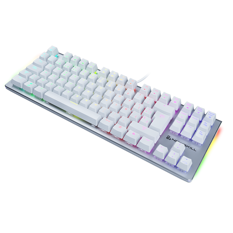 Newskill Serike TKL Ivory | Teclado Mecánico Gaming Tipo de switch: Rojo - Reacondicionado