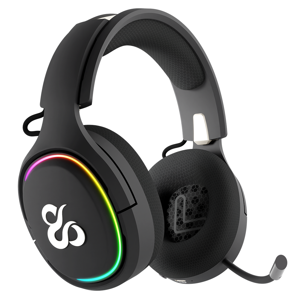 Newskill Aton Black | Auriculares Gaming Inalámbricos | 2.4Ghz | Bluetooth 5.0 - Reacondicionado