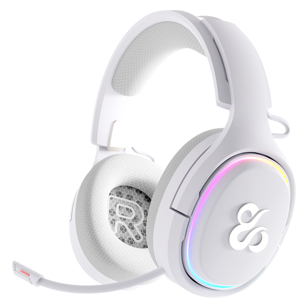 Newskill Aton Ivory | Auriculares Gaming Inalámbricos | 2.4Ghz | Bluetooth 5.0 - Reacondicionado