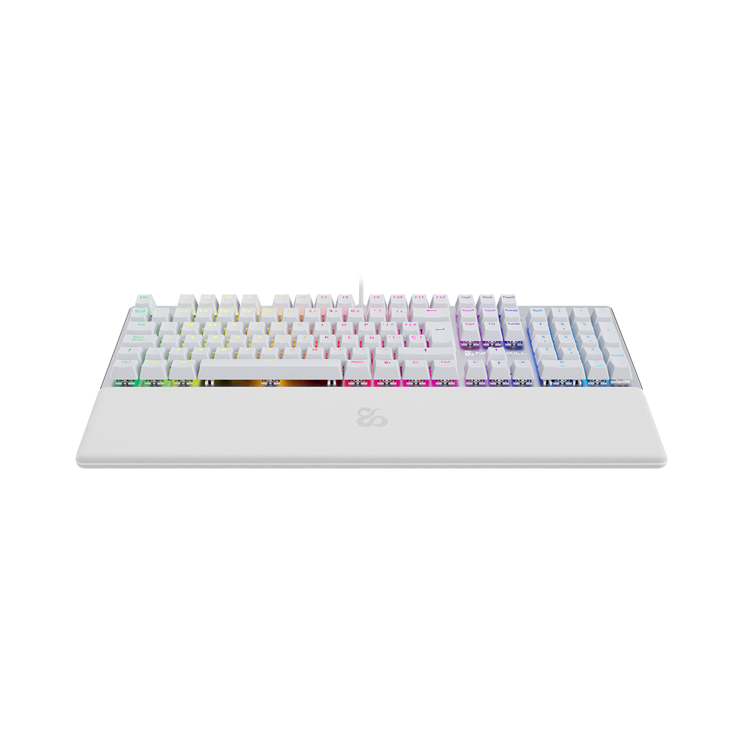 Newskill Serike V2 Blanco | Switch Red Hotswap | Teclado Mecánico Gaming - Reacondicionado