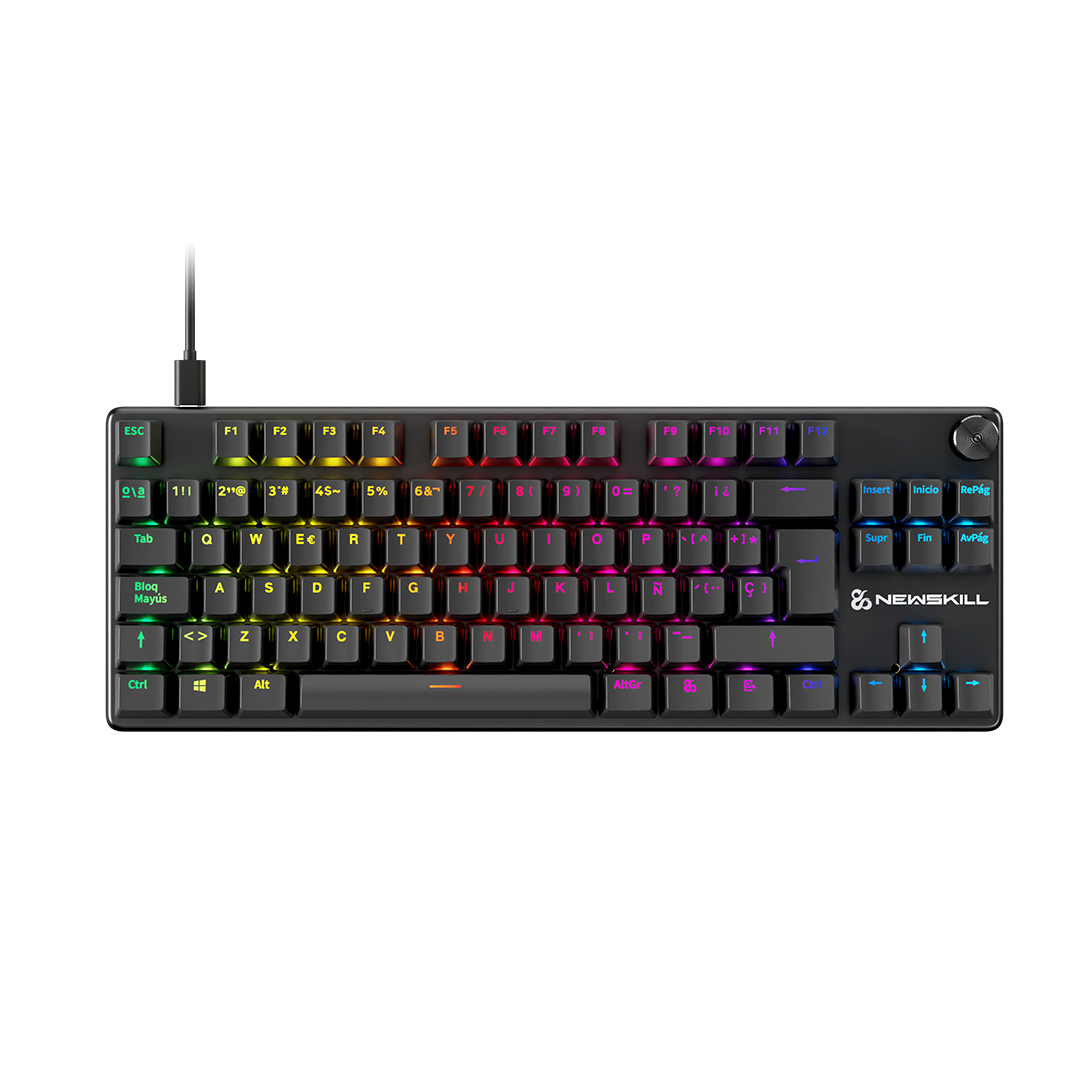Newskill Serike TKL V2 Negro | Switch Red Hotswap | Teclado Mecánico Gaming - Reacondicionado