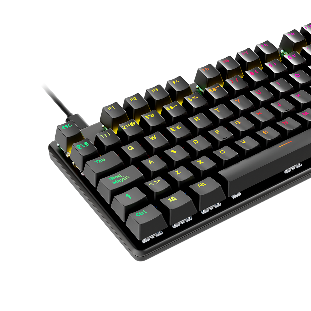 Newskill Serike TKL V2 Negro | Switch Red Hotswap | Teclado Mecánico Gaming - Reacondicionado