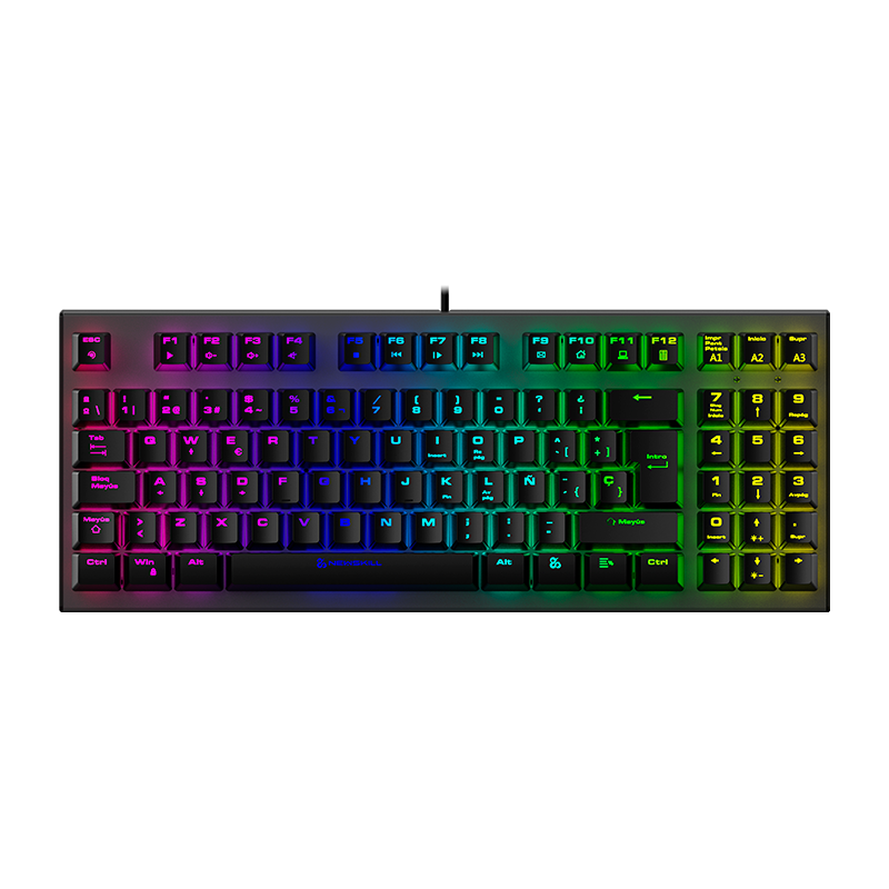 Newskill Chronos TKL | Teclado Mecánico Gaming Tipo de switch: Marrón - Reacondicionado