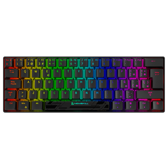 Guía del usuario del teclado mecánico para juegos NEWSKILL Chronos TKL RGB