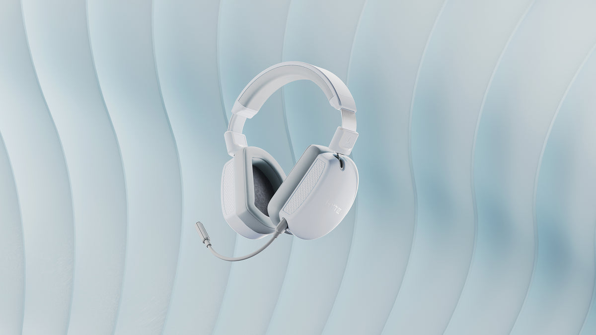 HYTE Eclipse HG10 Auriculares Inalámbricos 2.4 GHz, 30 Horas Autonomía, Forro de Piel, Plug and Play, Color Gris