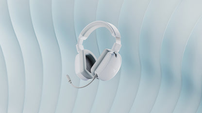HYTE Eclipse HG10 Auriculares Inalámbricos 2.4 GHz, 30 Horas Autonomía, Forro de Piel, Plug and Play, Color Gris