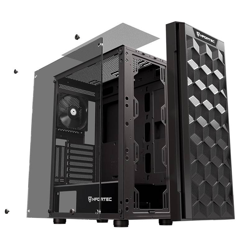 Nfortec Azir Black Torre Gaming - Reacondicionado