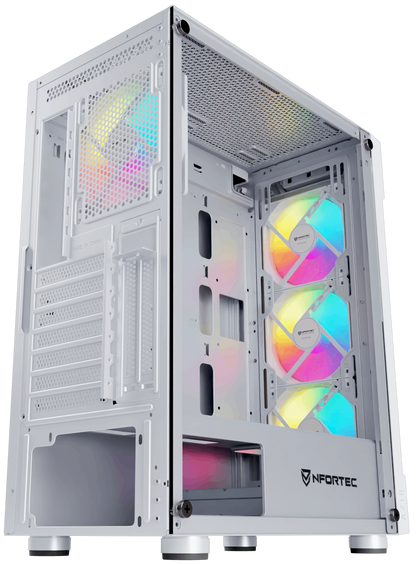 Nfortec Azir White Torre Gaming - Reacondicionado