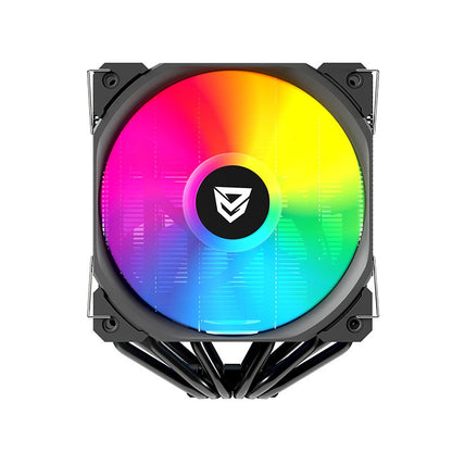 Nfortec Sculptor X Doble Torre 6 Pipes 2x120mm A-RGB PWM Negro - Reacondicionado