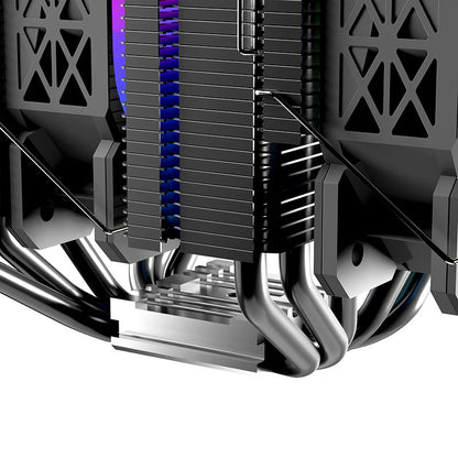 Nfortec Sculptor X Doble Torre 6 Pipes 2x120mm A-RGB PWM Negro - Reacondicionado