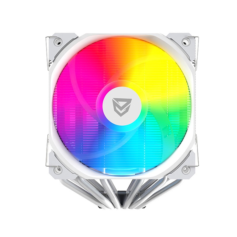 Nfortec Sculptor X Doble Torre 6 Pipes 2x120mm A-RGB PWM Blanco - Reacondicionado