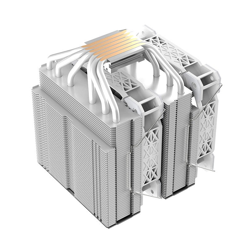Nfortec Sculptor X Doble Torre 6 Pipes 2x120mm A-RGB PWM Blanco - Reacondicionado