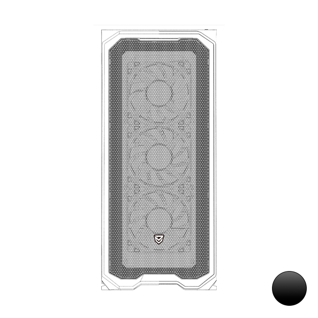 Repuesto - Panel frontal Krater X Negro