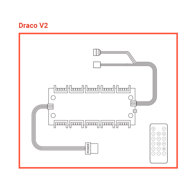 Repuesto - Controladora Draco V2 6 pines