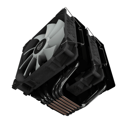 Nfortec Sculptor X2 A-RGB Disipador Negro  - REACONDICIONADO