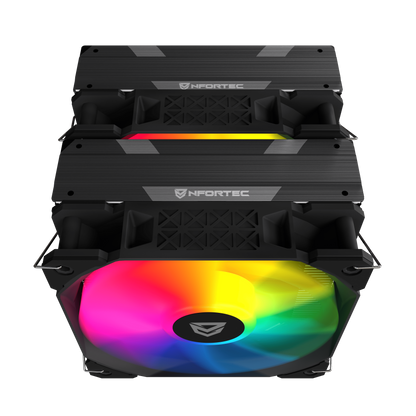 Nfortec Sculptor X2 A-RGB Disipador Negro  - REACONDICIONADO