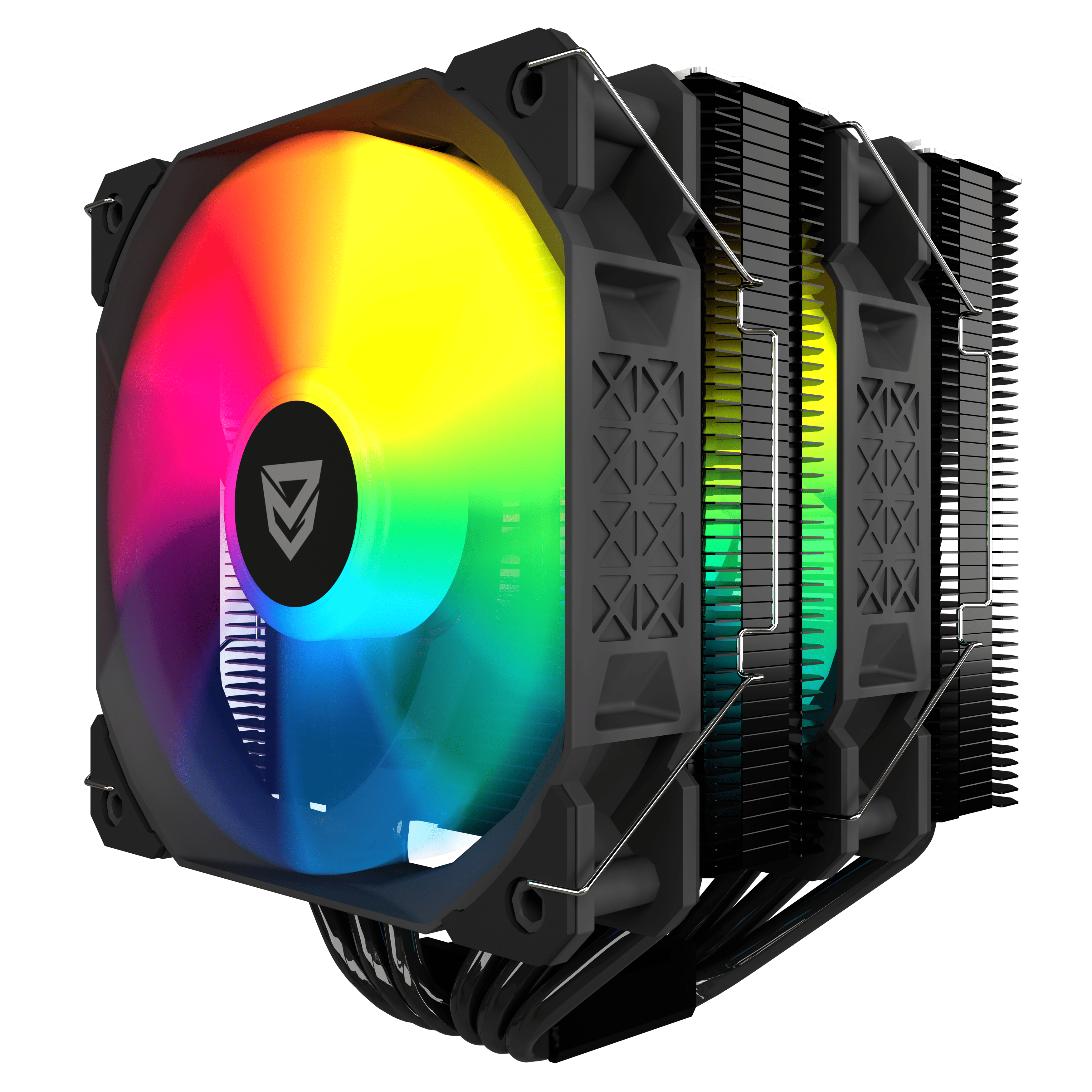 Nfortec Sculptor X2 A-RGB Disipador Negro  - REACONDICIONADO