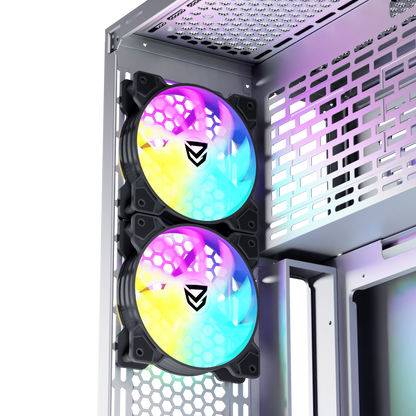 Nfortec Aqueronte White Torre Gaming ARGB - Reacondicionado