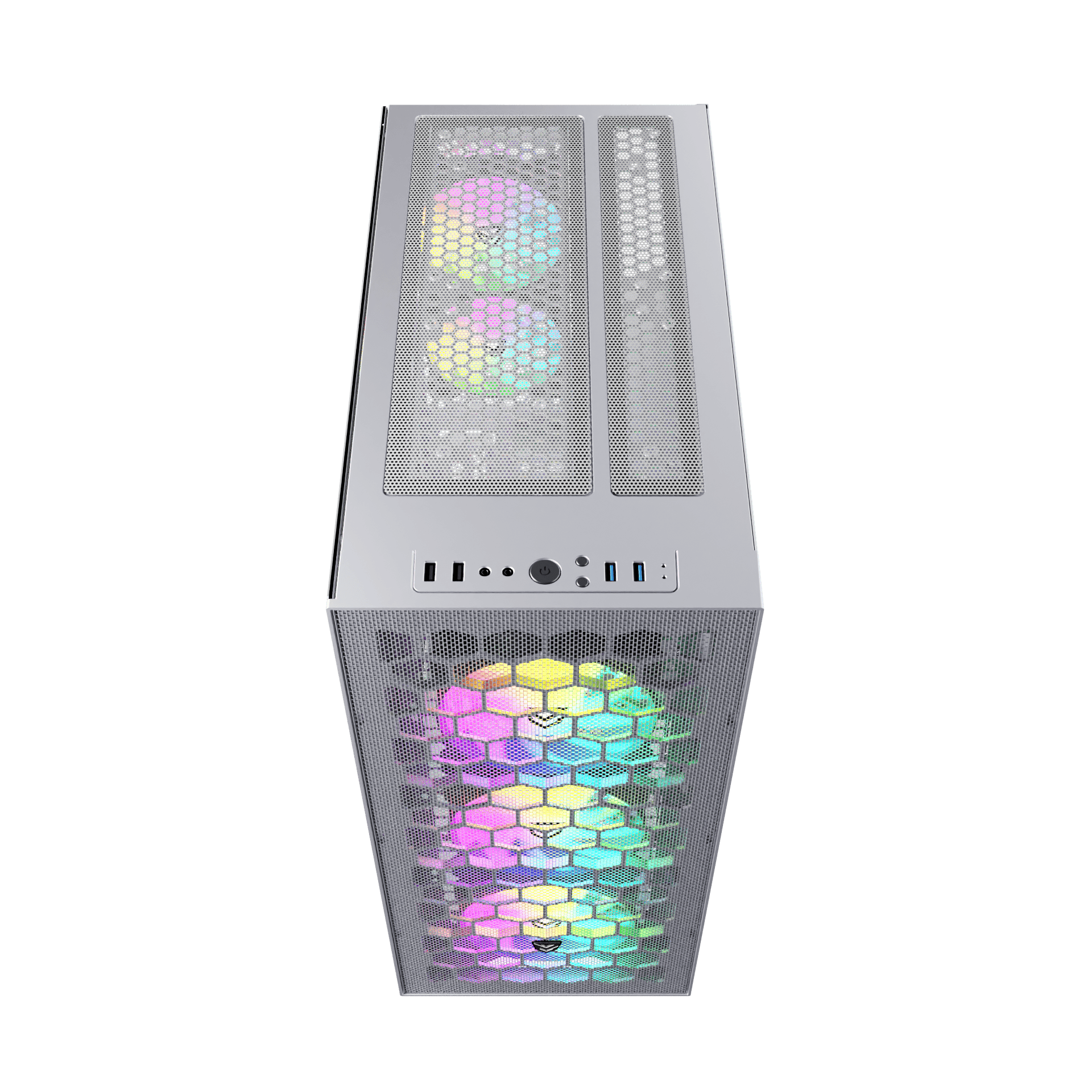 Nfortec Aqueronte White Torre Gaming ARGB - Reacondicionado