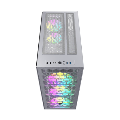 Nfortec Aqueronte White Torre Gaming ARGB - Reacondicionado