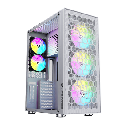 Nfortec Aqueronte White Torre Gaming ARGB - Reacondicionado