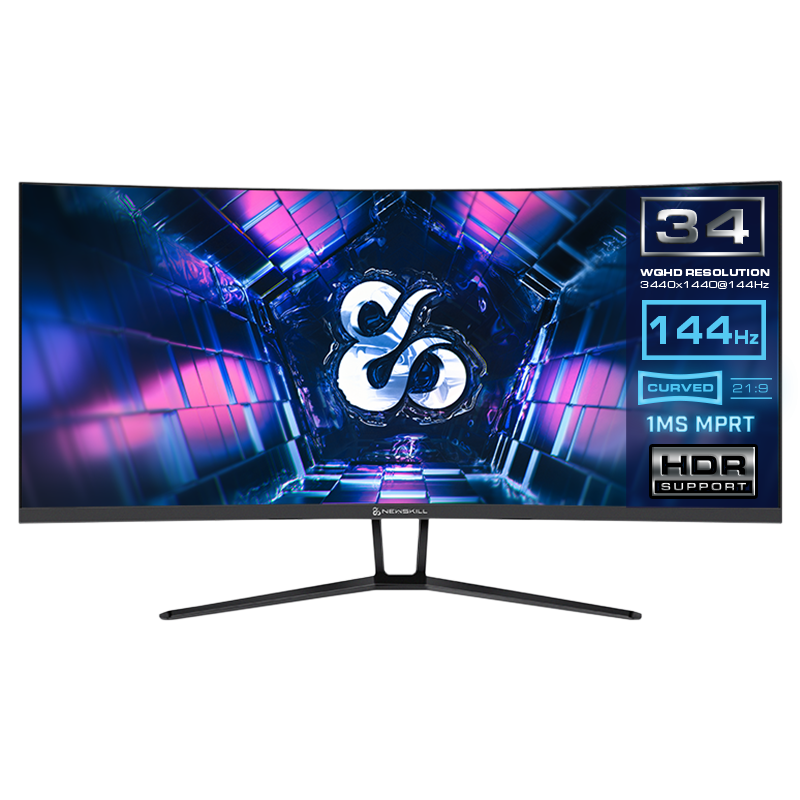 Icarus 34" Ultra Wide QHD 144HZ - IC34W4-V - Reacondicionado