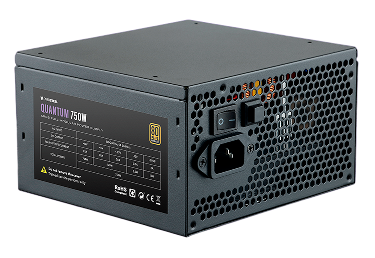 Oversteel QUANTUM A-RGB 80+ BRONZE 650W Full Modular