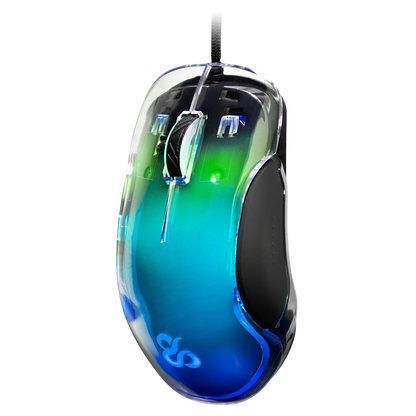 Newskill Lycan Ratón Gaming Transparente RGB 16000DPI - Reacondicionado