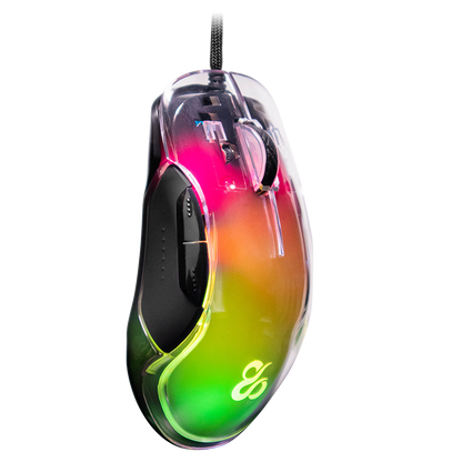 Newskill Lycan Ratón Gaming Transparente RGB 16000DPI - Reacondicionado