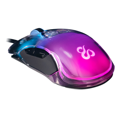Newskill Lycan Ratón Gaming Transparente RGB 16000DPI - Reacondicionado