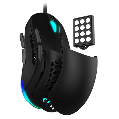 Newskill Arakne Tournament Ratón RGB Gaming 16.000 DPI  Peso Customizable - Reacondicionado