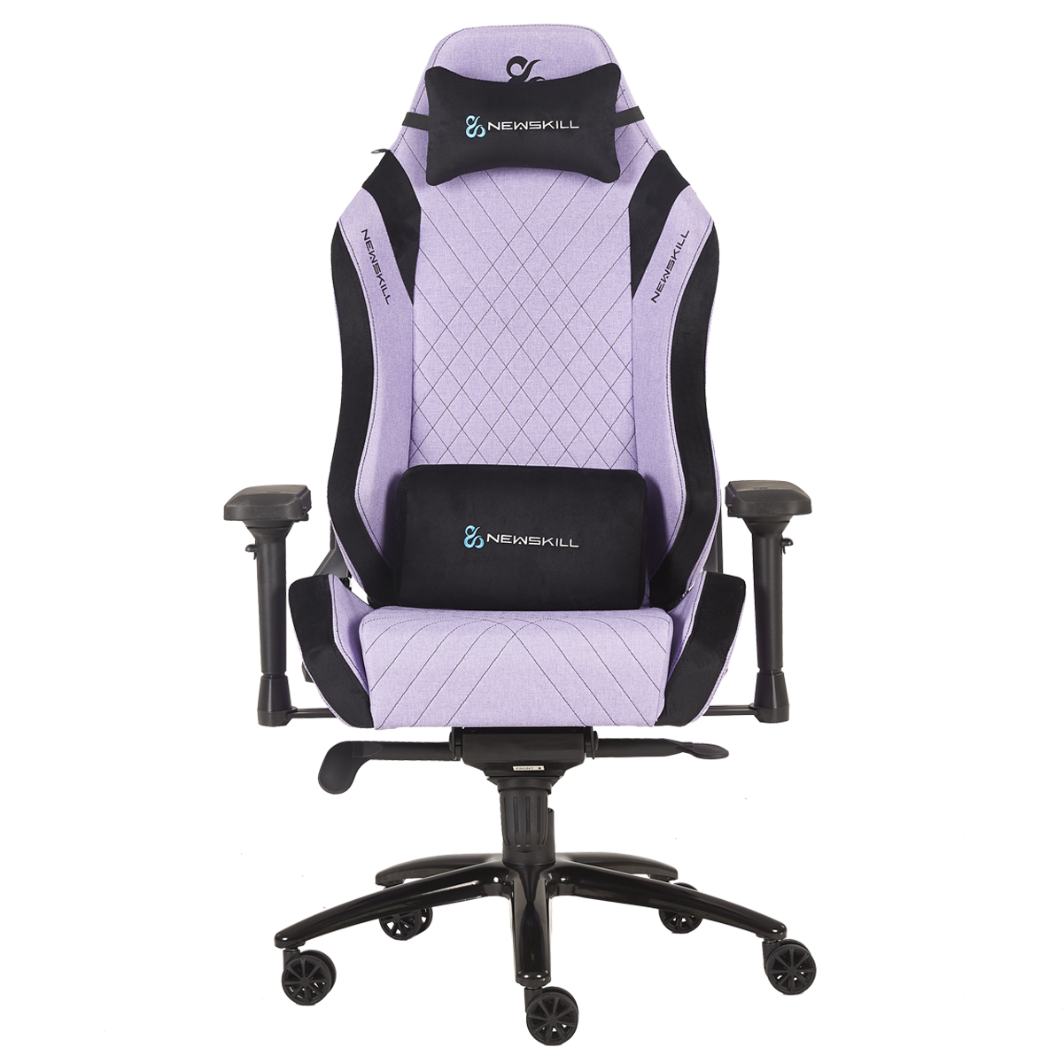 Newskill Neith Zephyr Silla Gaming acabada en tela Color: Púrpura - Reacondicionado