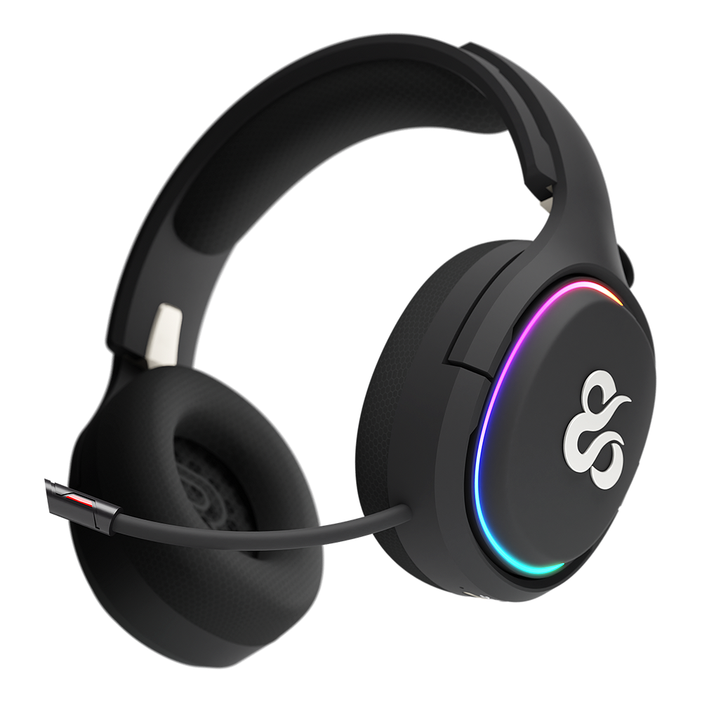 Newskill Aton Black | Auriculares Gaming Inalámbricos | 2.4Ghz | Bluetooth 5.0 - Reacondicionado