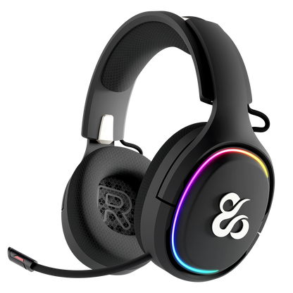 Newskill Aton Black | Auriculares Gaming Inalámbricos | 2.4Ghz | Bluetooth 5.0 - Reacondicionado