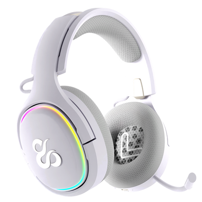 Newskill Aton Ivory | Auriculares Gaming Inalámbricos | 2.4Ghz | Bluetooth 5.0 - Reacondicionado