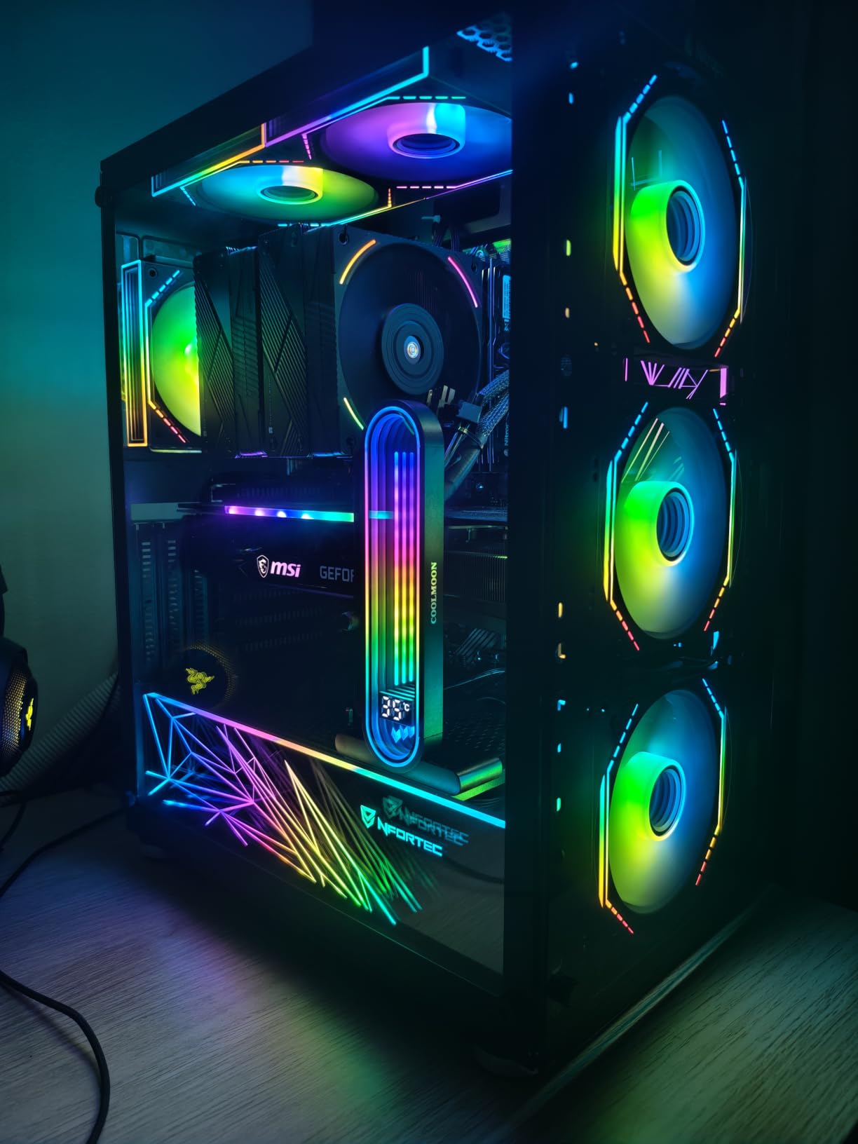 Nfortec Maia A-RGB Plate for Gaming PC Case - Refurbished