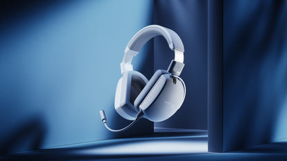 HYTE Eclipse HG10 Auriculares Inalámbricos 2.4 GHz, 30 Horas Autonomía, Forro de Piel, Plug and Play, Color Gris