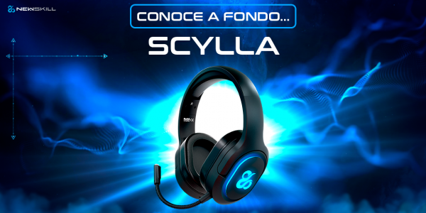 Newskill Scylla - Auriculares Gaming Inalámbricos con Micrófono totalmente  Removible compatibles con PC, PS4, Xbox One y Smartphone (efectos de
